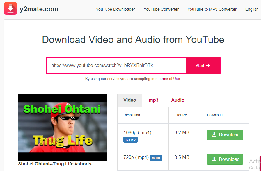 Youtube video download y2mate 